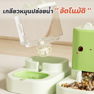 ชามอาหารสัตว์เลี้ยง ถ้วยอาหารแมว เครื่องให้อาหารแมวอัตโนมัติ ที่ให้อาหารอัตโนมัติ ถ้วยอาหารสุนัข WE