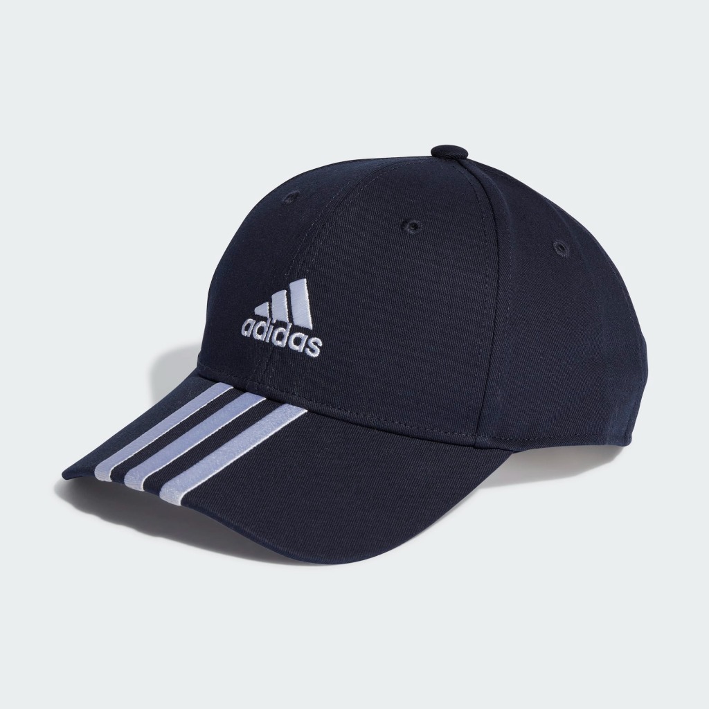 Adidas หมวกแก๊ป 3-Stripes Cotton Twill Baseball Cap | Legend Ink/White ( II3510 )