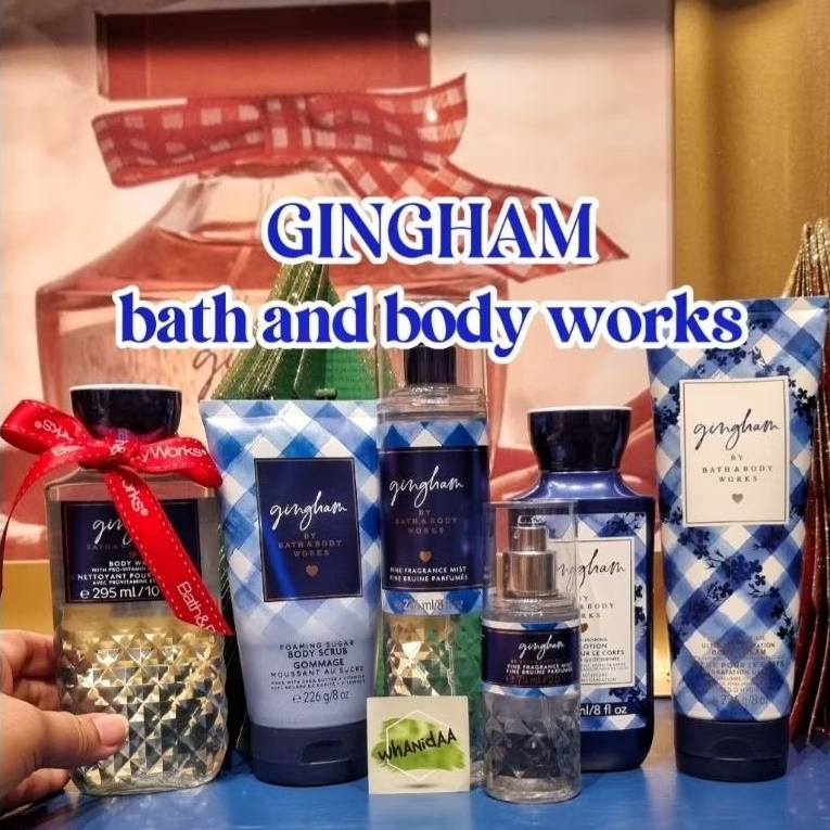 Gingham mist body bath and body works ของแท้100% จากอเมริกา