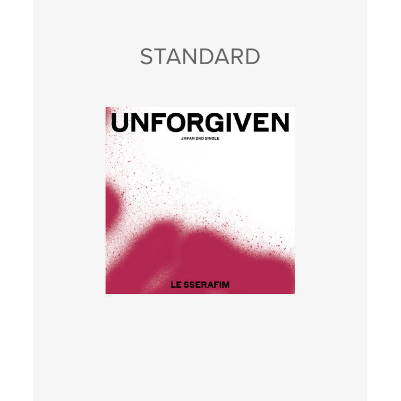 [✅พร้อมส่งค่ะ/READY TO SHIP] LE SSERAFIM 2ND JAPAN SINGLE ' UNFORGIVEN ' (STANDARD VER.)