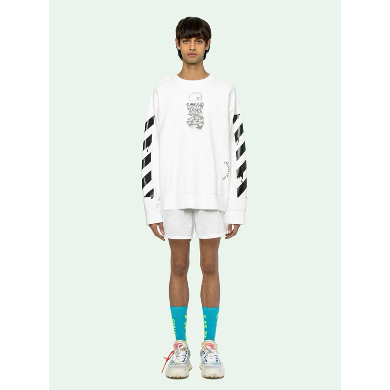 เสื้อ Off-White Dripping Arrow Incompiuto Sweatshirt มือสอง
