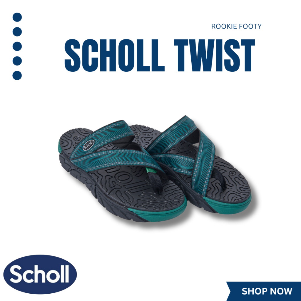 Scholl รองเท้าสกอลล์-ทวิสต์ Twist รองเท้าแตะสวม Unisex ใส่สบาย และทนทาน