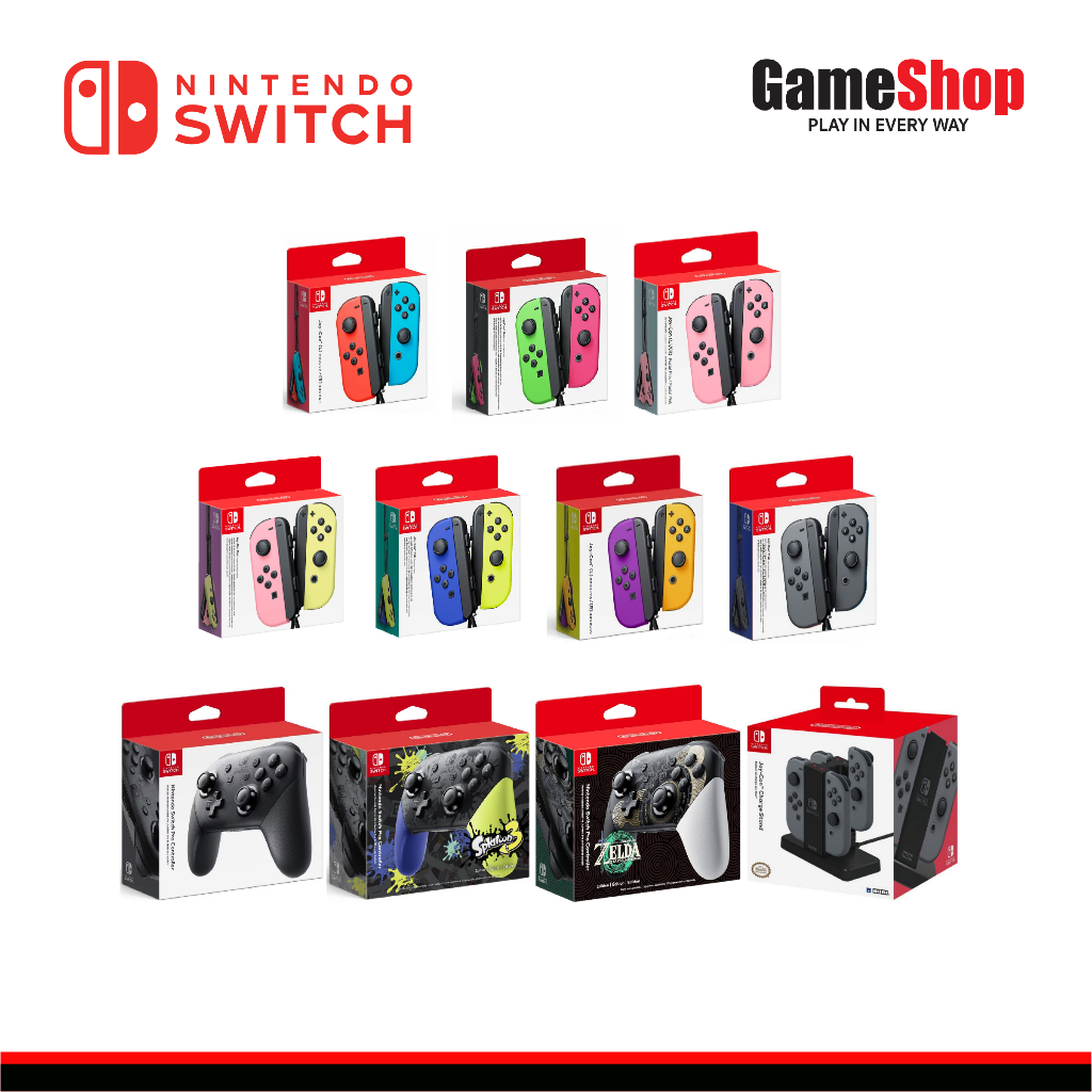 Nintendo Switch SET : Controller นินเทนโด้ สวิตช์ คอนโทรลเลอร์ รวมทุกตัว