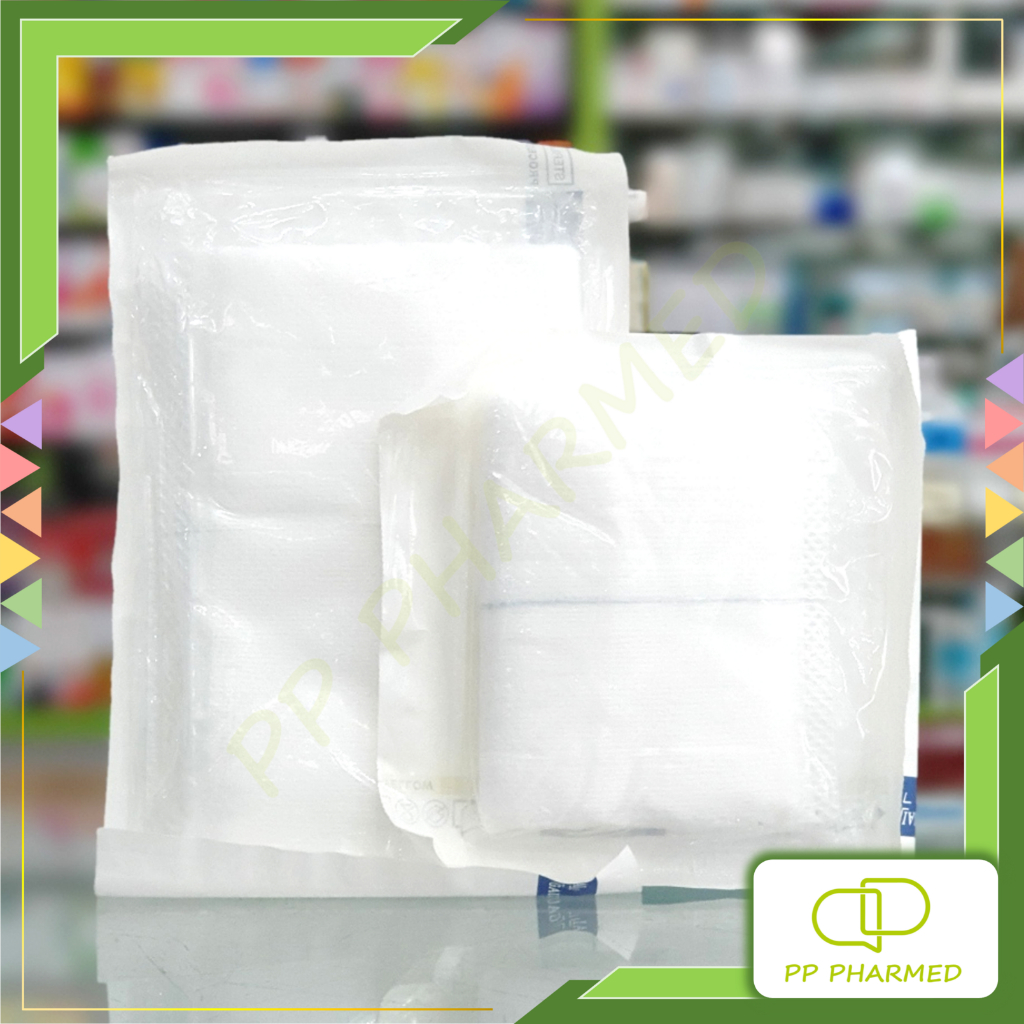 Thai Gauze ผ้าก๊อซซับแผลหุ้มสำลี ปลอดเชื้อ Top Dressing Gauze ซอง1ชิ้น
