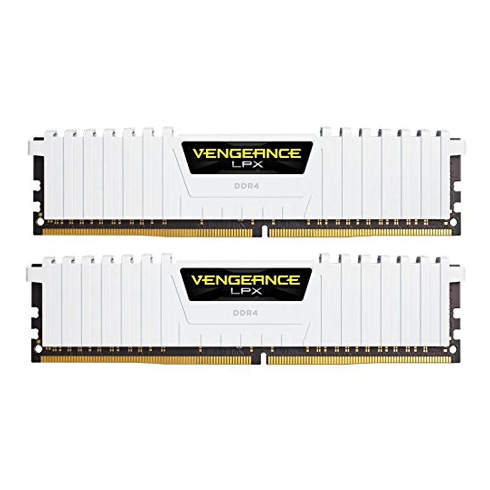 16GB (8GBX2) 3200 RAM DDR4 CORSAIR VENGEANCE LPX WHITE (สีขาว) (CMK16GX4M2E3200C16W)