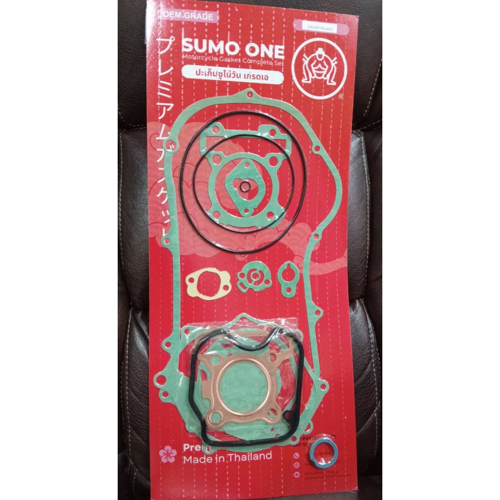 ปะเก็นตราซูโม่วัน เกรดเอ GRAND FILANO ฝาสูบทองแดง(ชุดใหญ่) SUMO ONE Gasket Grade A GRAND FILANO (Complete Set)