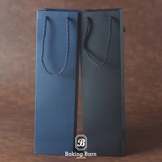 Baking Barn Wine bag (10 ชิ้น/แพ็ค) ถุงใส่ไวน์ ถุงกระดาษคราฟท์ทรงสูง ถุงกระดาษใส่ขวดไวน์ กระดาษหนา