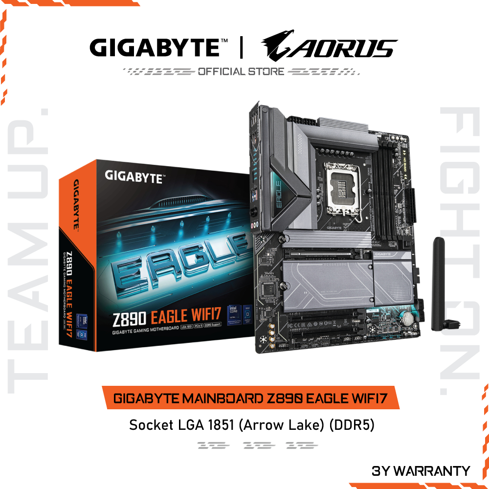 GIGABYTE MAINBOARD Z890 EAGLE WIFI7​ เมนบอร์ด Z890 EAGLE WIFI7-REV1.1