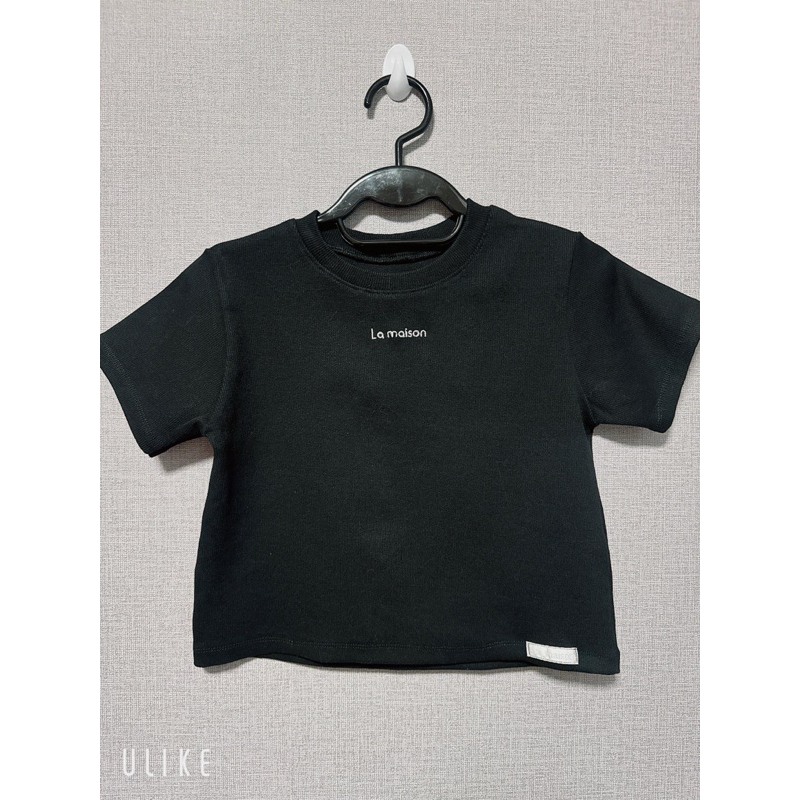 Lamaison🖤เสื้อยืดสีดำสนิท