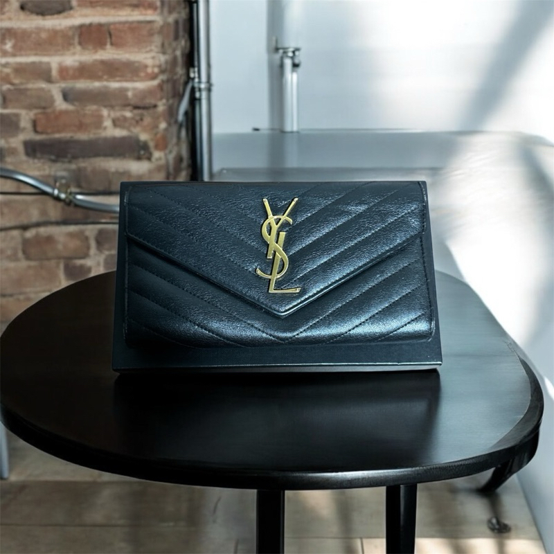 กระเป๋าสตางค์ใบยาว YSL wallet bag ของแท้
