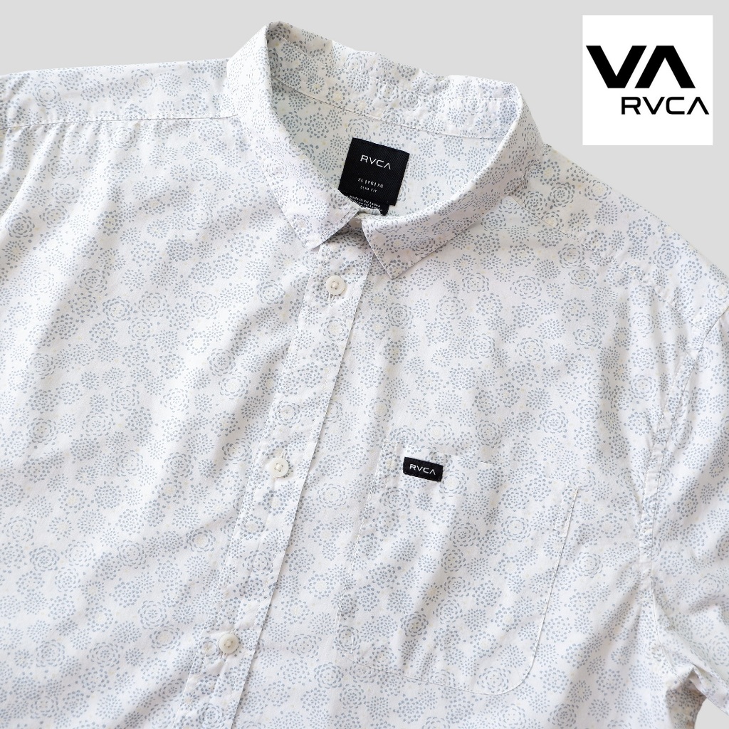 เสื้อเชิ้ตมือสอง แขนสั้น RVCA