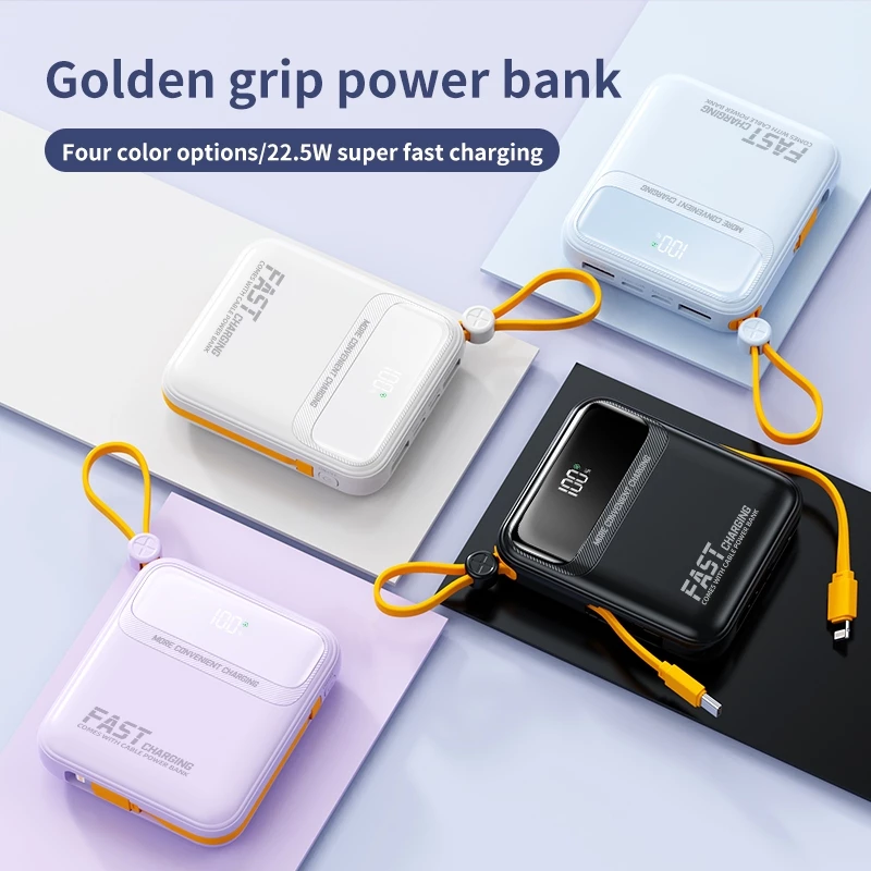 Powerbank 20000mAh Fast Charge LCD With Flash Light แบตสำรอง thumbnail 5