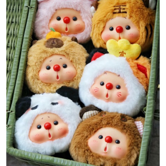 ⭐️[เช็คการ์ด]OYO Animal line พวงกุญแจตุ๊กตา