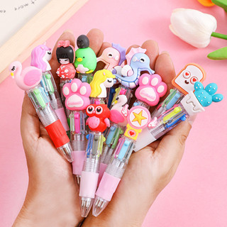 ปากกาลูกลื่น ด้ามสั้น ปากกาจิ๋ว Mini Pen 4สี หลากสี ขนาดเล็ก…