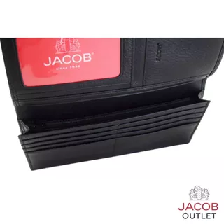 JACOB กระเป๋าสตางค์ ทรงยาว SMITH - Soft Leather Long Wallet - รุ่น 22499