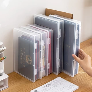 กล่องเก็บสมุด A4 กล่องเก็บหนังสือ เก็บของอเนกประสงค์ กล่องจัดระเบียบเอกสาร
