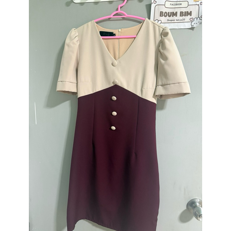 AP style เดรสทำงาน size m