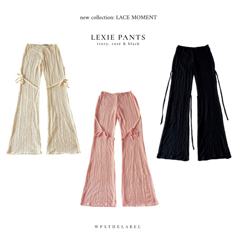 LEXIE PANTS (lace moment collection)