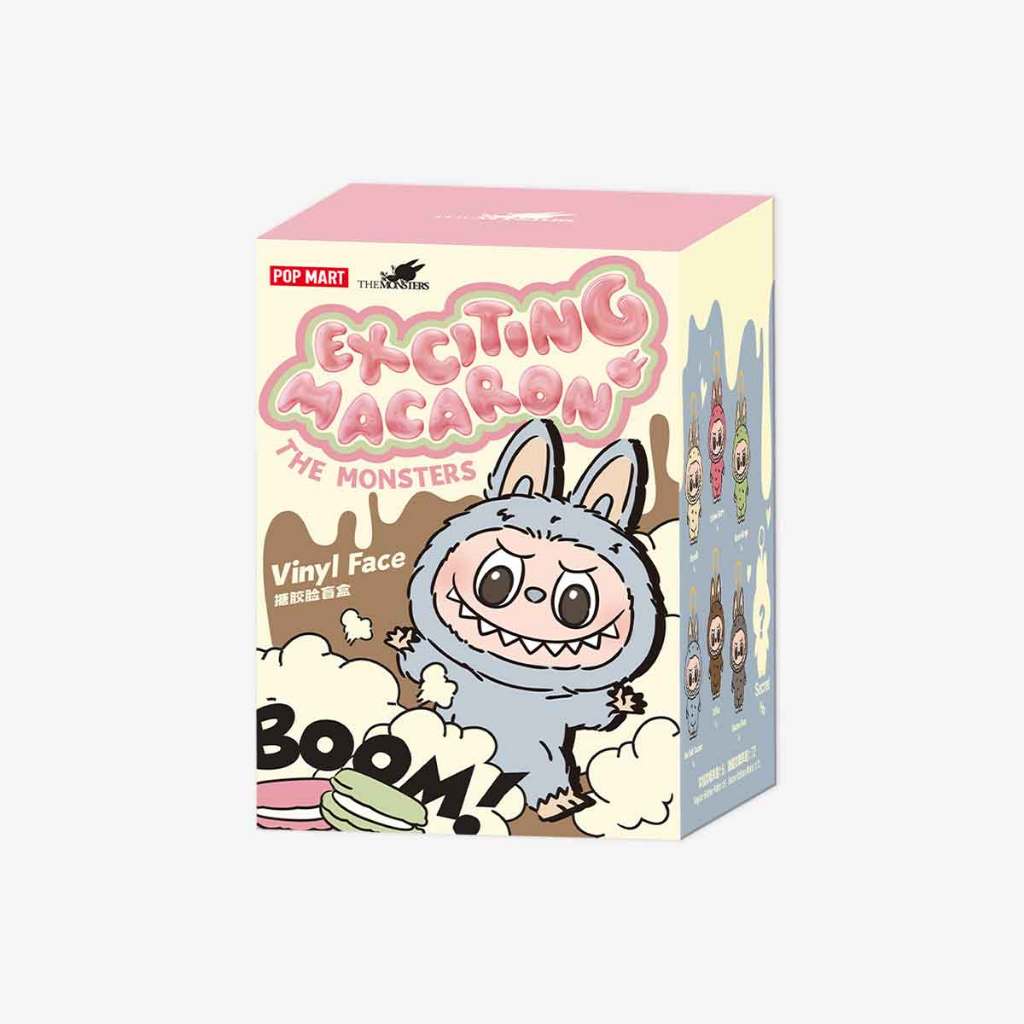ใช้โค้ดลด 30% ลดเหลือ 440 บาท ของแท้ 100% (พร้อมส่งจากไทย) POP MART THE MONSTERS - Tasty Macarons Vinyl Face Blind Box