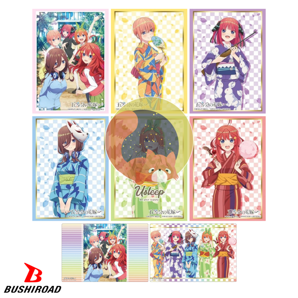 Bushiroad Sleeve & Rubber Mat V2 Gotoubun no Hanayome ∽ Specials Part.2 : Ichika, Nino, Miku, Yotsuba, Itsuki