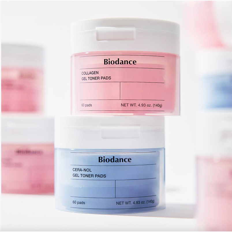 BIODANCE Collagen Gel Toner Padsโทนเนอร์แบบแผ่น ตัวใหม่!! ชมพู ฟ้า