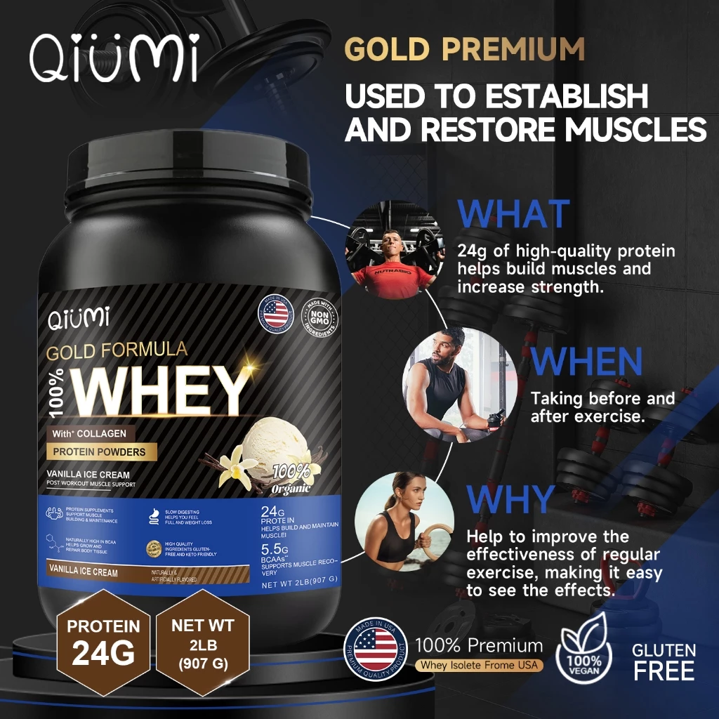QiuMi Whey Protein Isolate BCAA ผง thumbnail 8