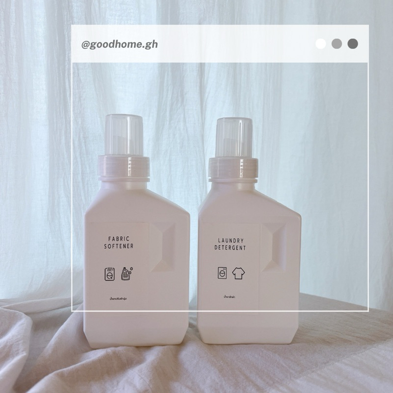 Refill bottle : 500ml ขวดรีฟิลใส่น้ำยาซัก น้ำยาผ้าปรับผ้านุ่ม