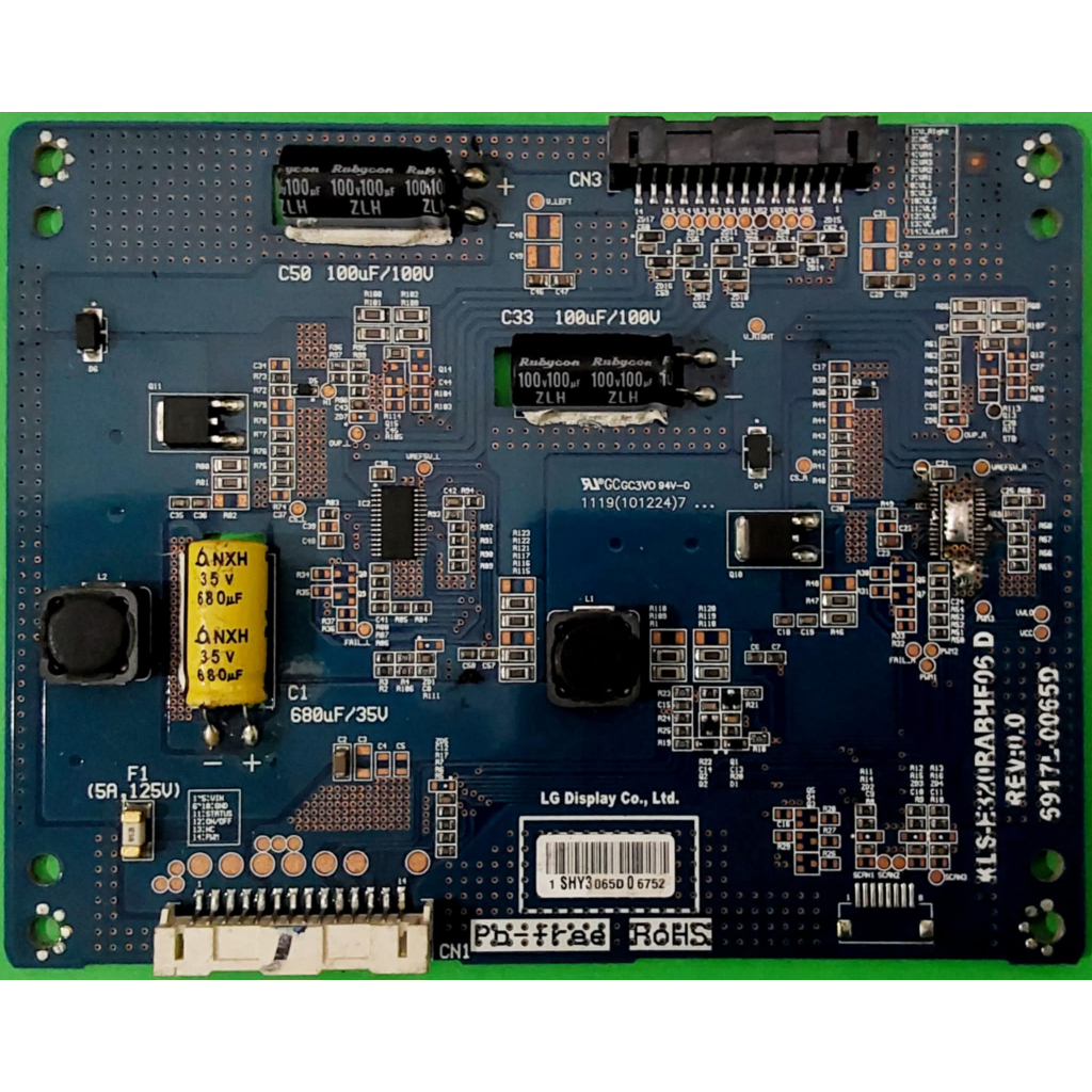 MAINBOARD DRIVE LED LG เมนบอร์ด พาร์ท 6917L-0065D ใช้กับรุ่น 32LV3730 32LV3400 ของถอดแท้ มีรับประกัน