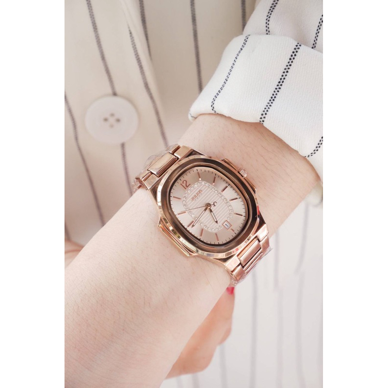 นาฬิกาแบรนด์แท้ Julius รหัส Ja-1504  หน้าปัด 33 mm ของแท้ 100% พร้อมกล่อง/ถุง/ใบประกัน ประกันศูนย์ในไทย 1 ปี