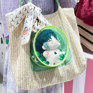 กระเป๋าตุ๊กตา LABU V1 V2 กระเป๋าใส่ตุ๊กตา ซองใส่ลาบูบู้ กระเป๋าเก็บตุ๊กตา กระเป๋าทรงกลม กันน้ำ กันฝุ่น((ไม่รวมตุ๊กตา)