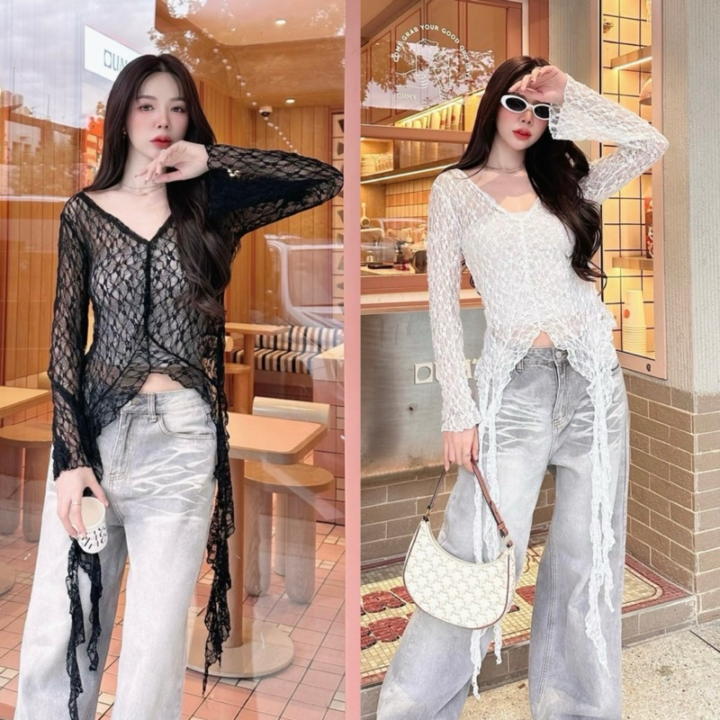NICOLE LACE TOP ลายลูกไม้