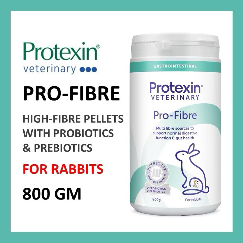 Protexin Pro-Fibre for Rabbits 800 GM Probiotic Pellet for Gastrointestinal Support (EXP: 08/2025)