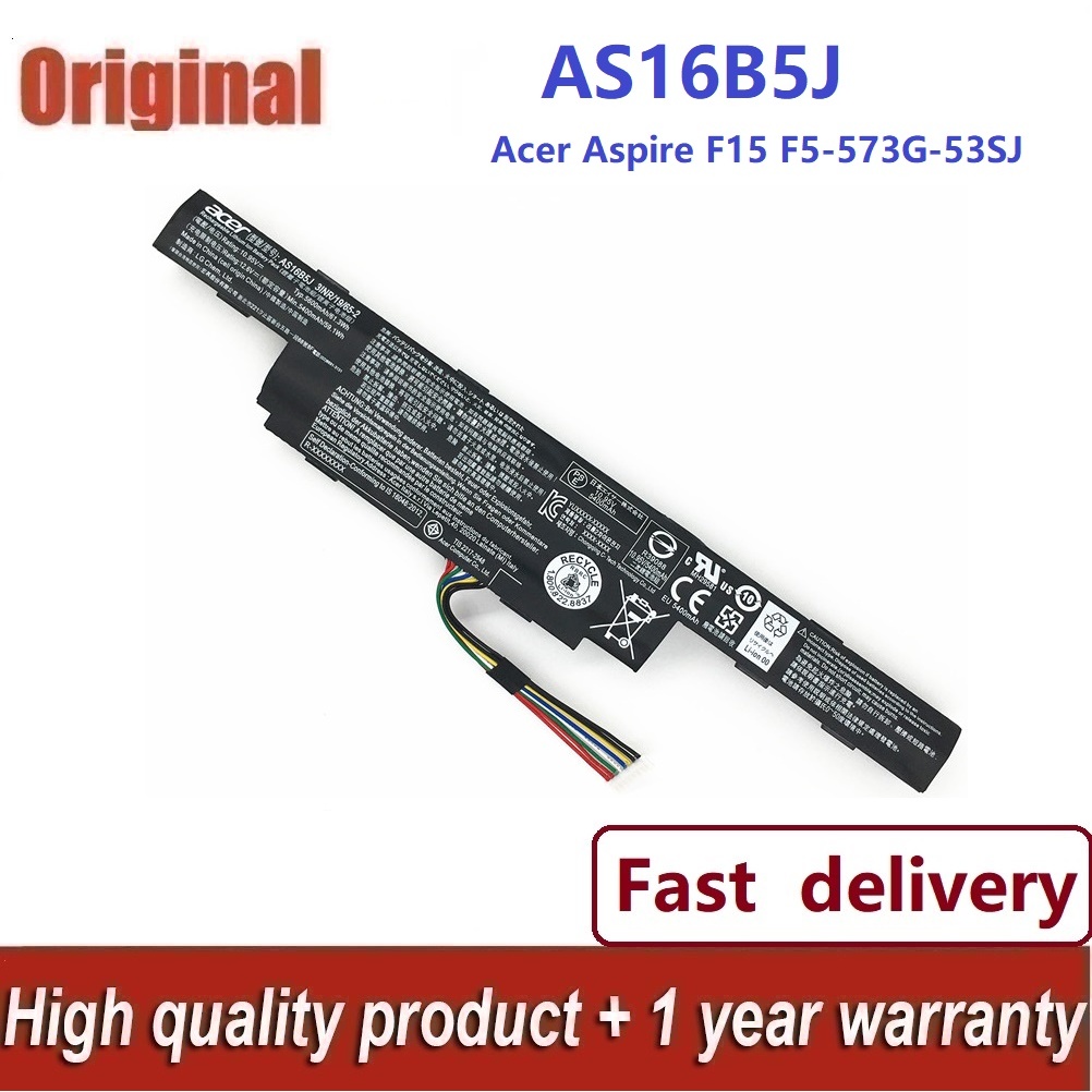 NEW BATTERY For ACER แบตเตอรี่ เอเซอร์ 3INR19/66-2 AS16B5J AS16B8J E5-575G-5341 F15 F5-573G Series F5-573 E5-575
