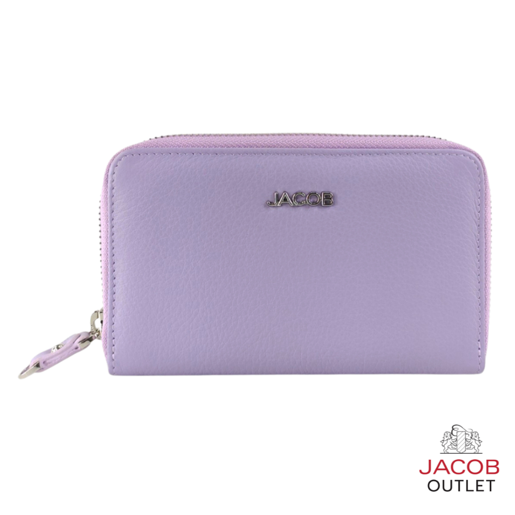 JACOB กระเป๋าสตางค์สีพาสเทลมีซิปรอบ - รุ่น 62971
