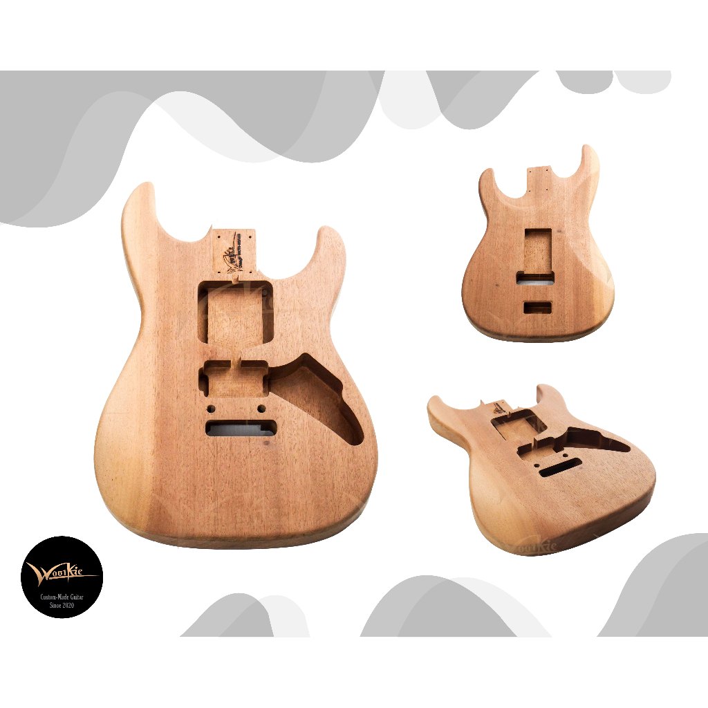 Wootkie/Body guitar James Tyler style/mahoganyWood/บอดี้กีต้าร์ไฟฟ้าทรง James Tyler ไม้ มะฮอกกานี