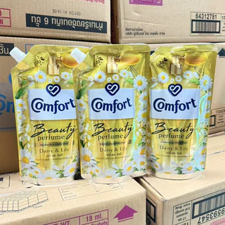 [แพค3 ]Comfort Beauty Perfume และ Ultra 450ML.น้ำยาปรับผ้านุ่ม สูตร คอมฟอร์ท บิวตี้ ถุงเติม475มล.x3ถุง household
