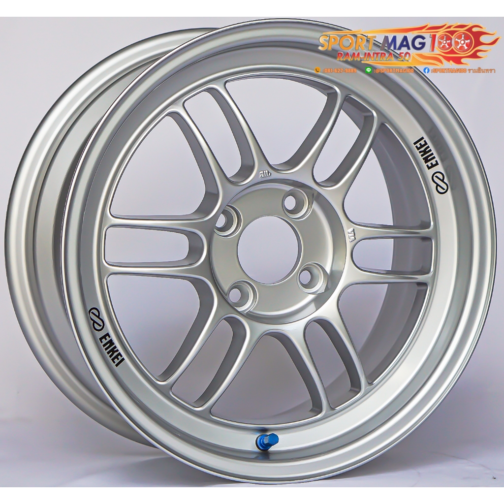 ล้อแม็ก Japan Enkei RpF1 4รู100 ET35 สีซิลเวอร์ 7-15นิ้ว