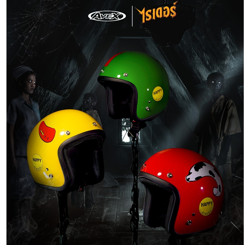 Avex x Riders หมวกกันน็อค Avex ของแถม 3รายการ