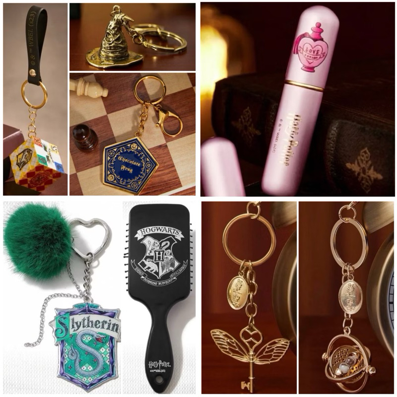 พวงกุญแจ หวี ขวดสเปย์เปล่า แฮร์รี่พอตเตอร์ (สินค้างานลิขสิทธิ์แท้100% X Harry Potter)