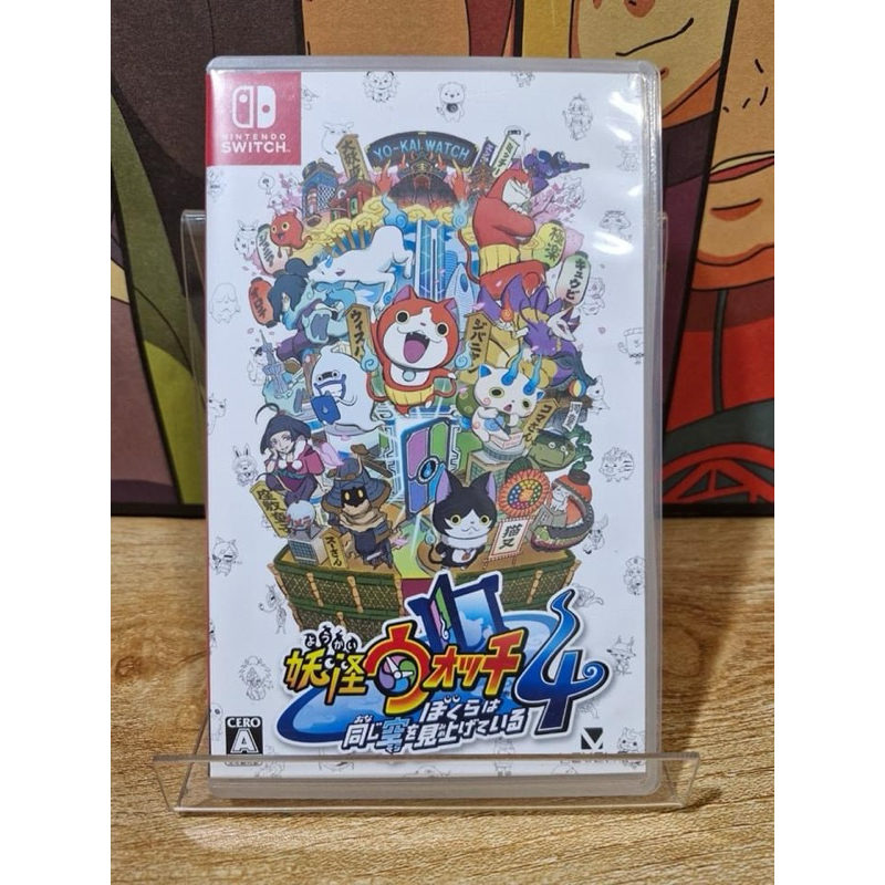 แผ่นเกมส์ Nintendo switch เกมส์ Yokai watch 4(jp)