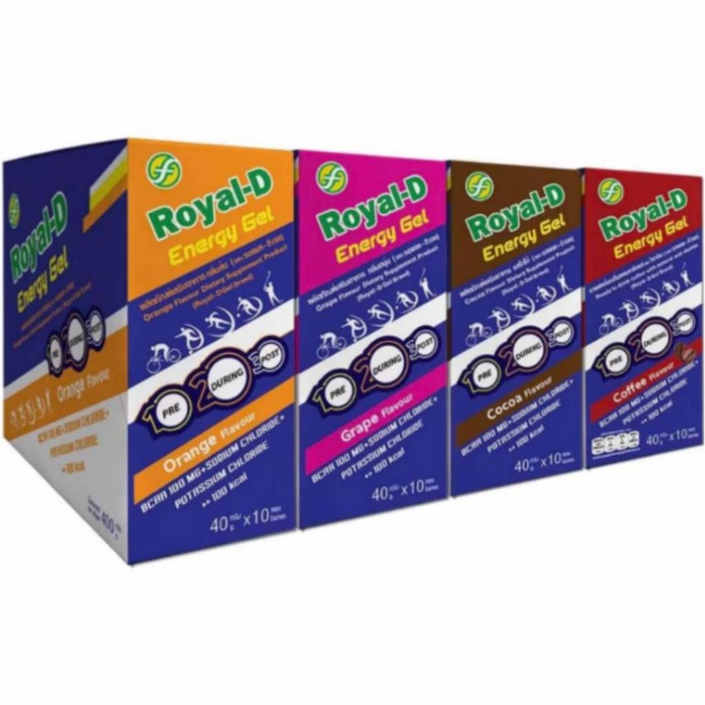 Royal-D Energy gel ผลิตภัณฑ์เสริมอาหาร ตรารอแยล-ดีเจล
