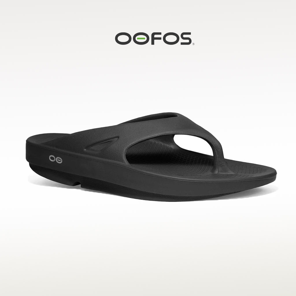 OOFOS Ooriginal Black - รองเท้าแตะเพื่อสุขภาพ นุ่มสบายเท้าด้วยวัสดุอูโฟม บอกลาปัญหาสุขภาพเท้า