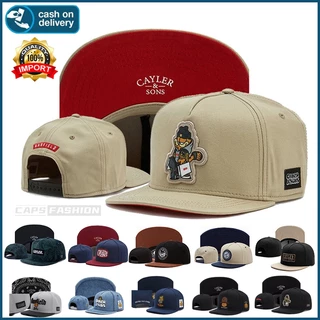 หมวกเบสบอล สไตล์ฮิปฮอป ลายการ์ฟิลด์ งานปัก Cayler&Sons ปรับขนาดได้ เหมาะสำหรับผู้ใหญ่ ชาย หญิง เหมาะสำหรับ 4 ฤดูกาล