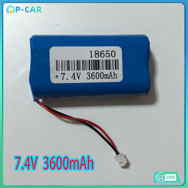 แบตเตอรี่ชาร์จ7.4V 3600mah มีวงจรป้องกันการชาร์จในตัว