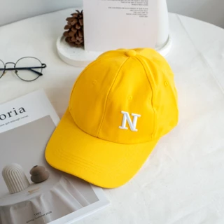 [W0261] หมวกแก๊ป หมวกเบสบอส ปักอักษรตัว N มี 8 สี ปรับขนาดได้ ใส่ได้ทุกโอกาส ได้ลุคเท่ห์ๆ ใส่กันแดด ทรงสวย สไตล์วินเทจ
