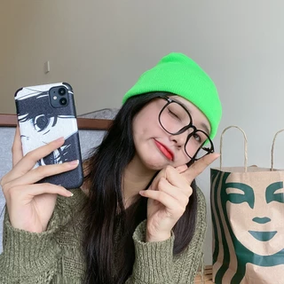 [W0068] หมวก​บีนนี่ ผ้าไหมพรม มีให้เลือก 14 สี ยืดได้เยอะ ใส่ได้ทั้งชายหญิง พับได้ หมวกไหมพรม beanie hat