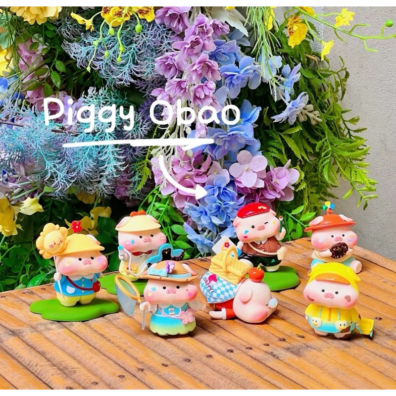 (สั่งซื้อผ่านไลฟ์ลด100.- | แบบสุ่ม) Piggy Obao The Journey of Obao Blind Box