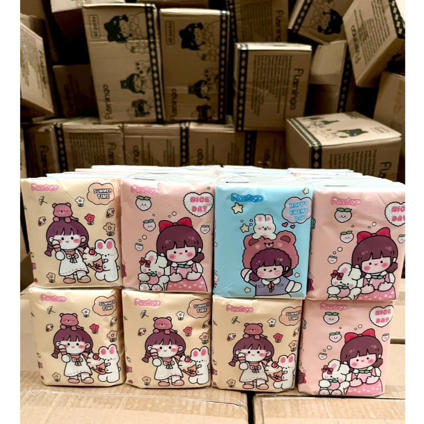 ✨New✨กระดาษทิชชู่  (1 ลัง/ 20ห่อ) กล่องส้ม หนา 4ชั้น เช็ดหน้า ไม่เป็นขุย วัสดุธรรมชาติ thumbnail 7