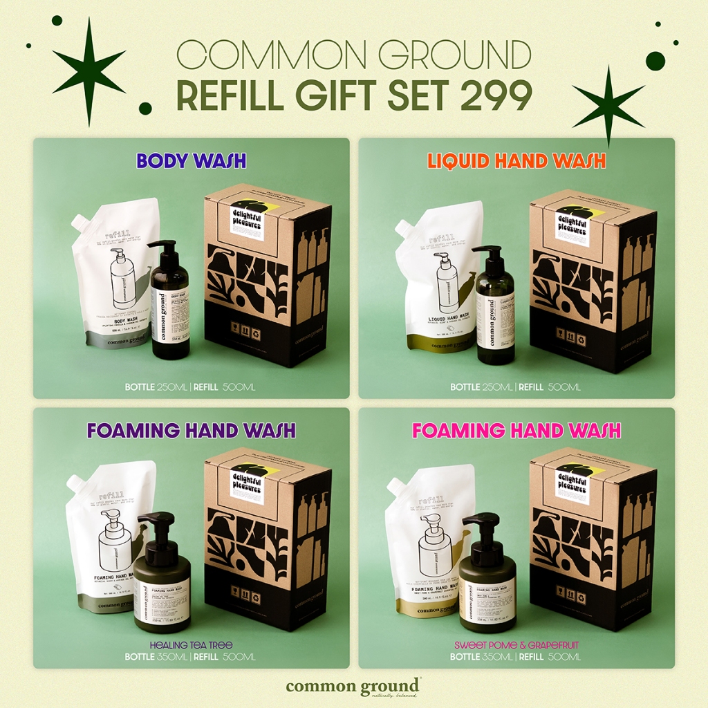 (เซ็ทของขวัญ) Common Ground Giftset : Refill Pack ของขวัญปีใหม่ จับฉลาก เหมาะสำหรับการให้ทุกเทศกาล