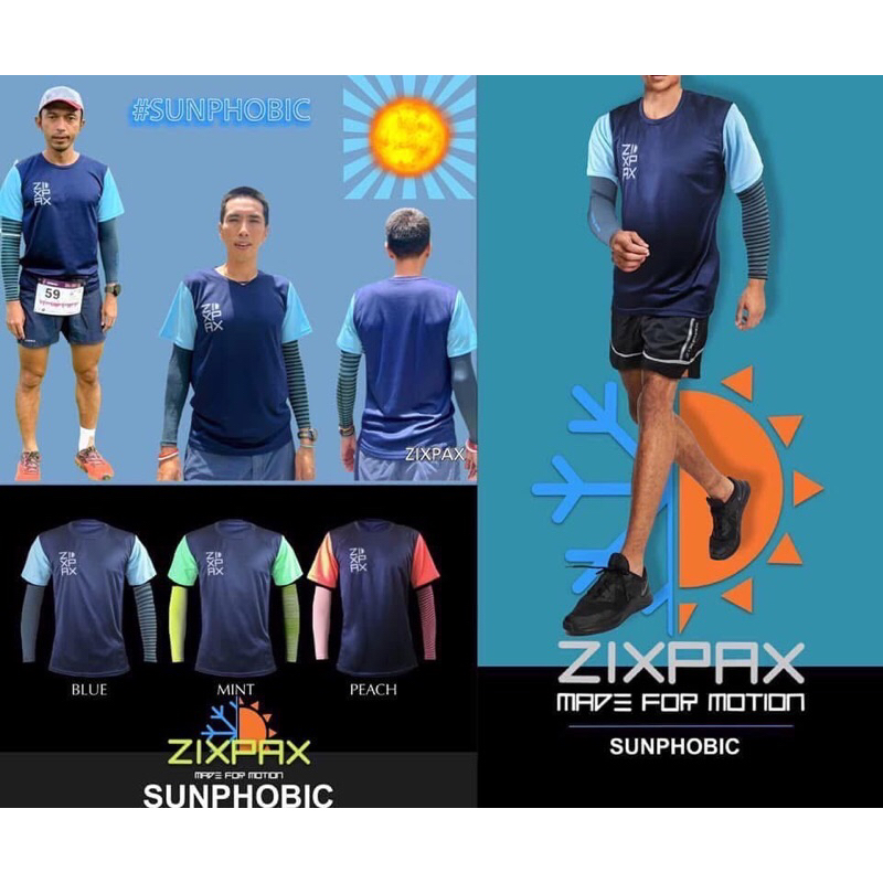 #SUNPHOBIC TEE #ZIXPAX